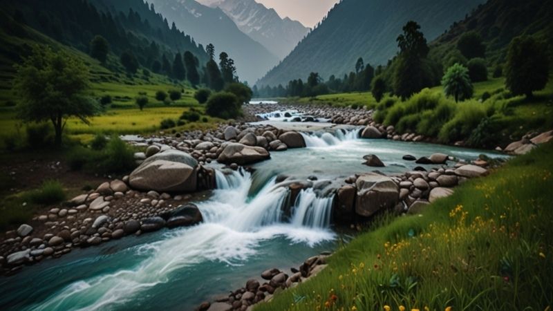 Kashmir is a beautiful place in Pakistan