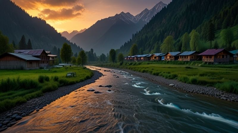 Kashmir is a beautiful place in Pakistan