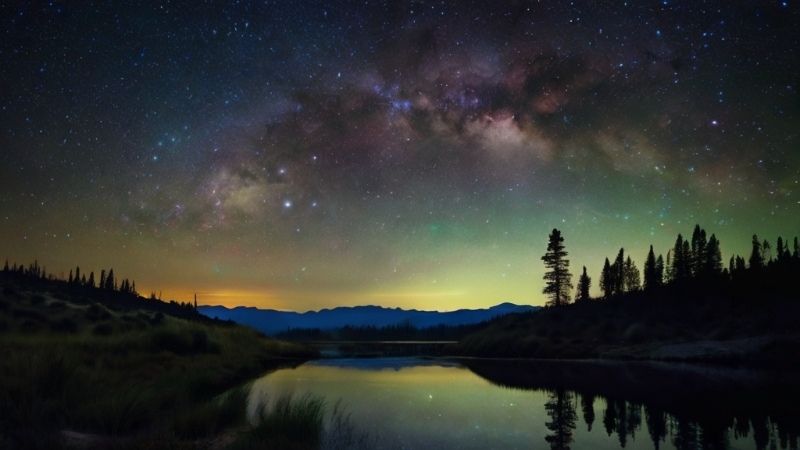 Fairy Meadows night view